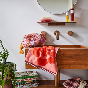 VIOLA BEAUTY BAG - CHERRY