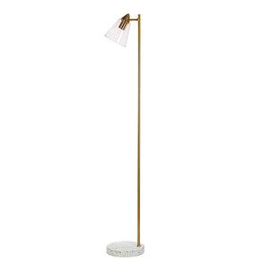 EVA FLOOR LAMP PINK/WHITE/BRASS