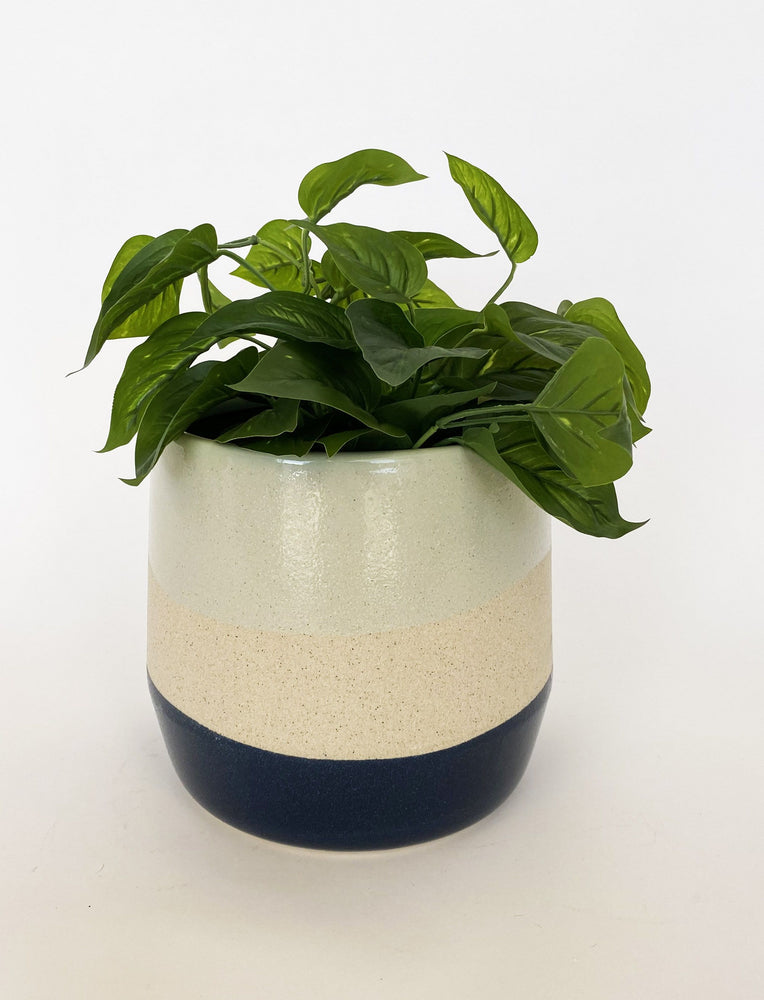 DANIEKA PLANTER - SAGE & NAVY - MEDIUM