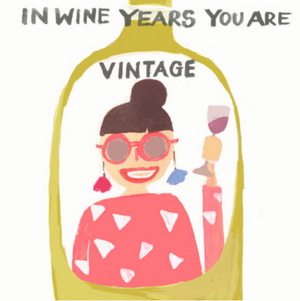 WINE YEARS VINTAGE CARD